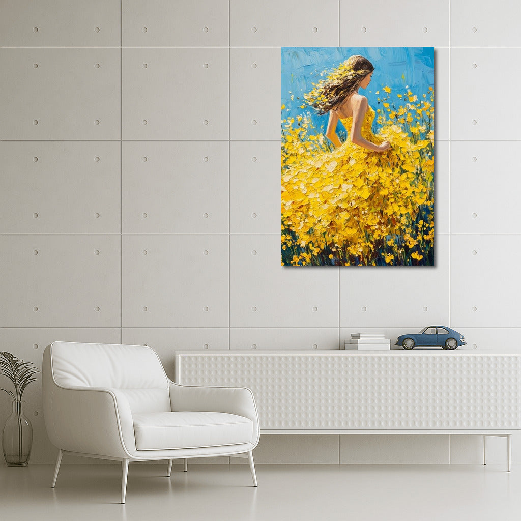 Sunny Waltz of Golden Petals