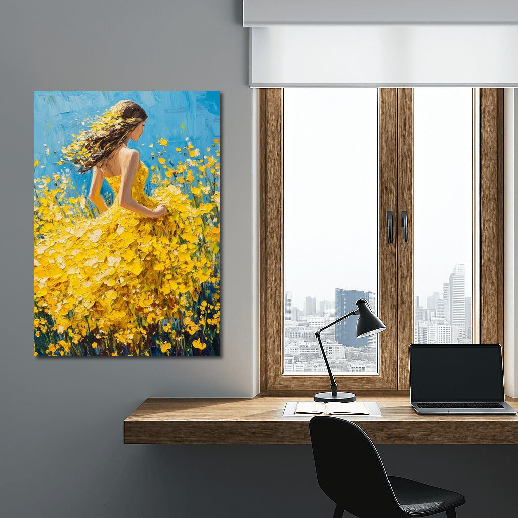 Sunny Waltz of Golden Petals