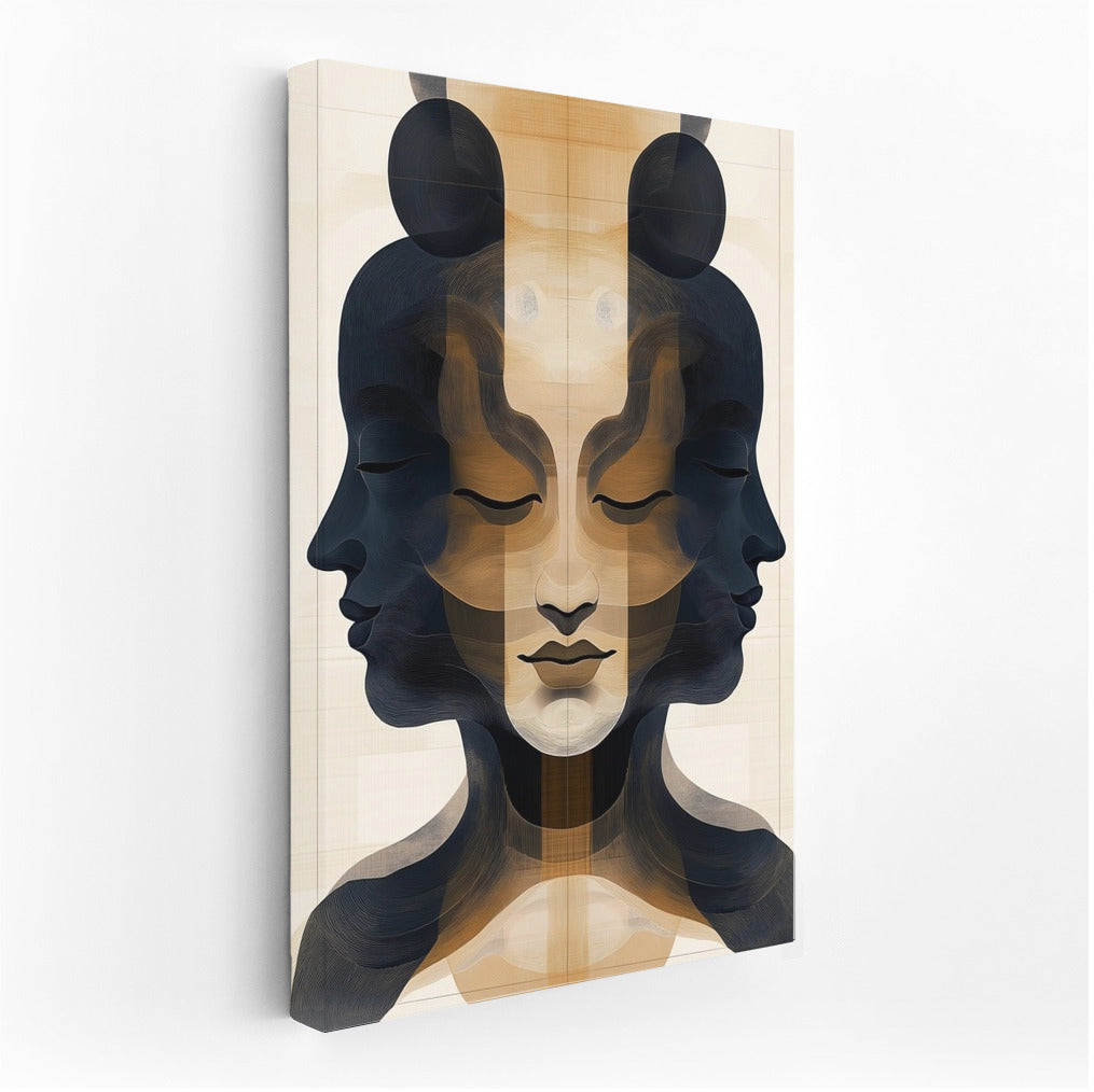 Dance of Shadows: Faces in Harmony