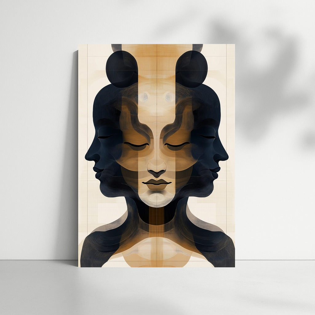 Dance of Shadows: Faces in Harmony