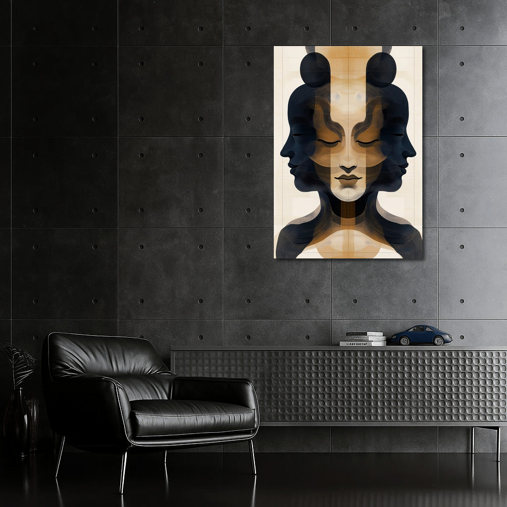 Dance of Shadows: Faces in Harmony