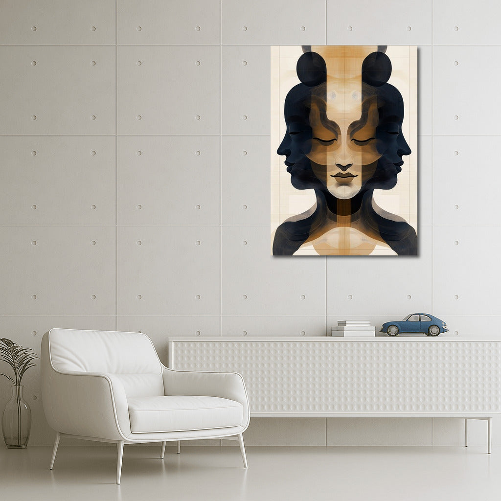 Dance of Shadows: Faces in Harmony