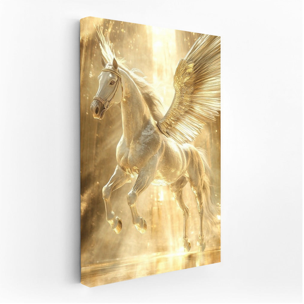 Golden-winged Pegasus: The Shining of a Fairy Tale
