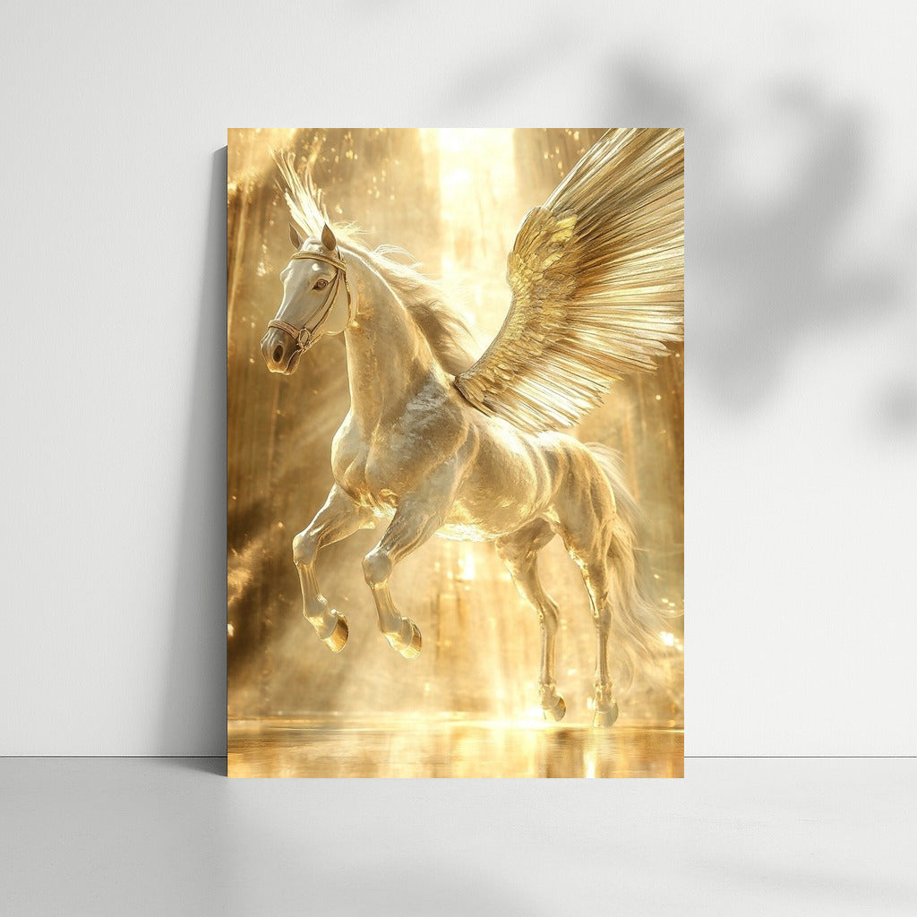 Golden-winged Pegasus: The Shining of a Fairy Tale