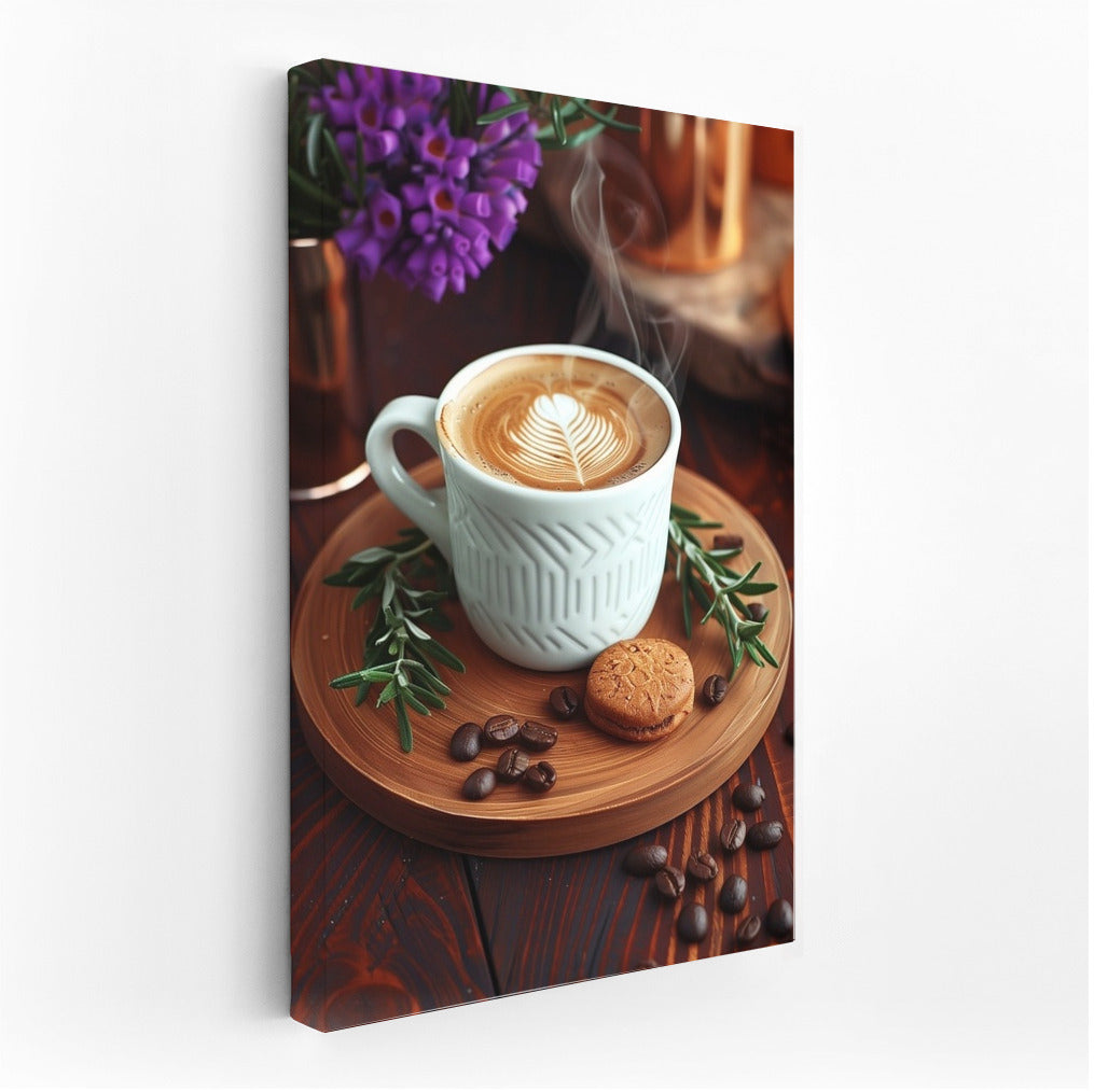 Cappuccino in the Embrace of the Morning