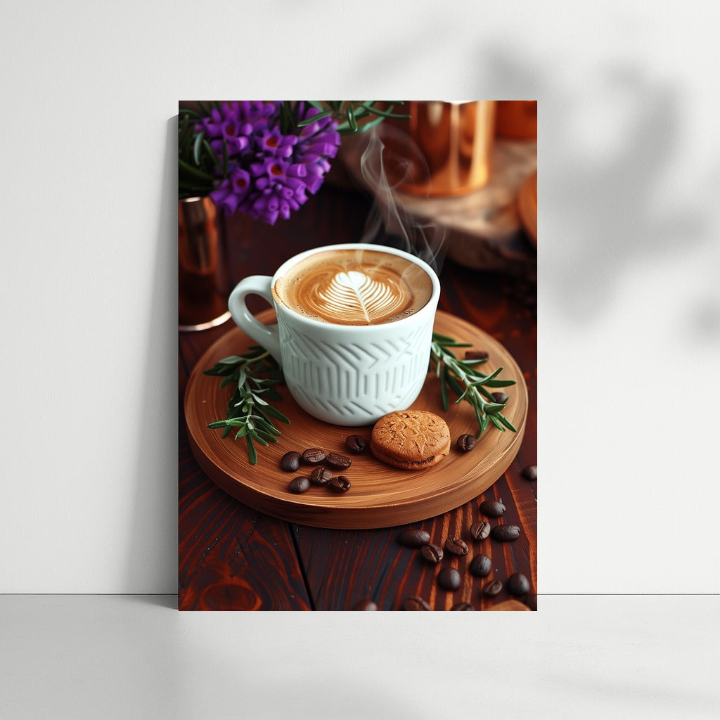 Cappuccino in the Embrace of the Morning