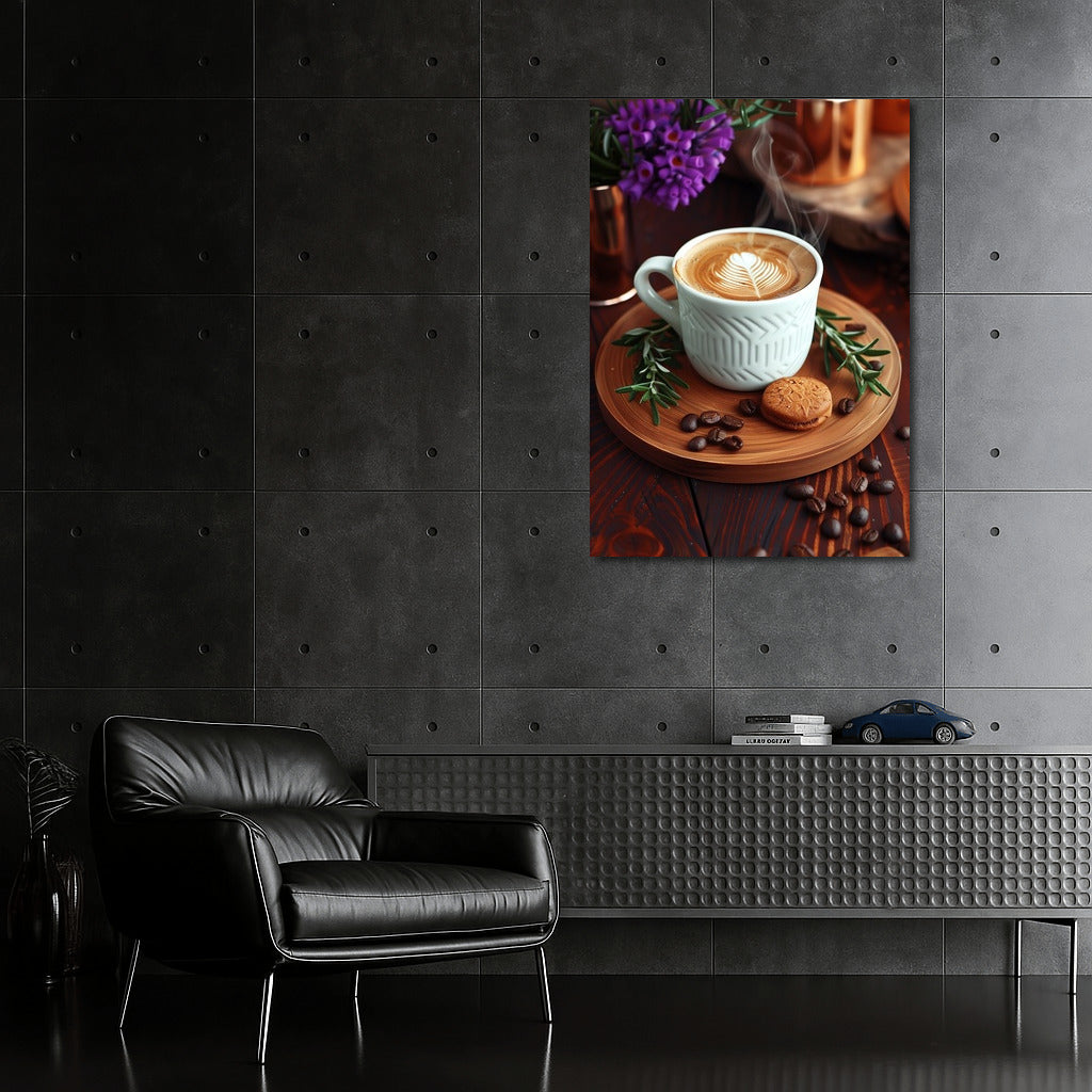 Cappuccino in the Embrace of the Morning
