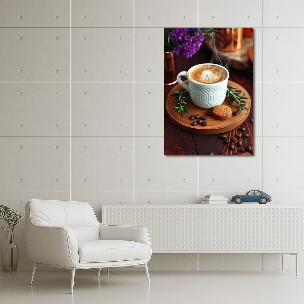 Cappuccino in the Embrace of the Morning
