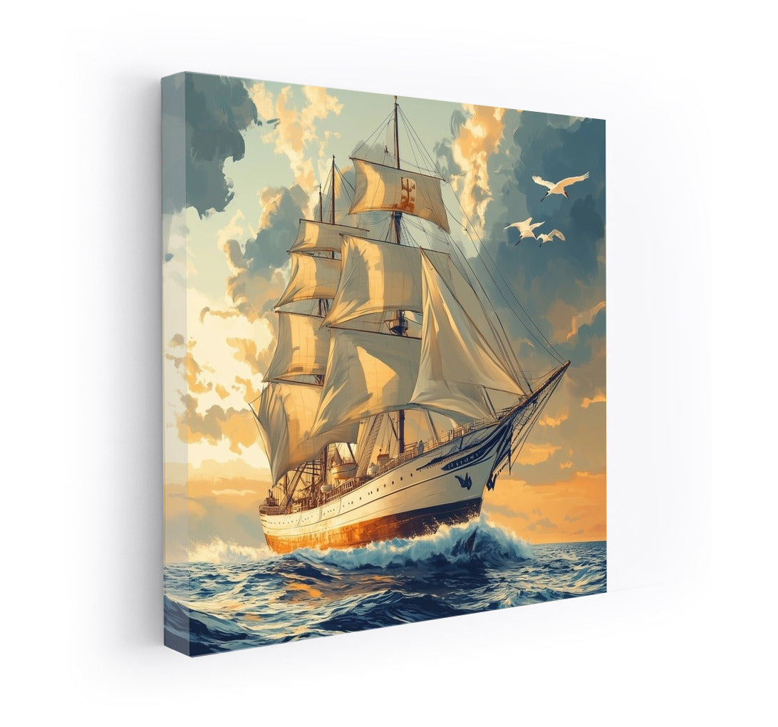 Sunset Waltz of Sails