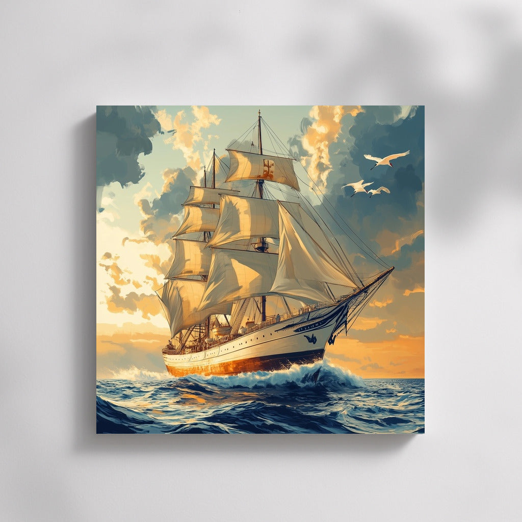 Sunset Waltz of Sails