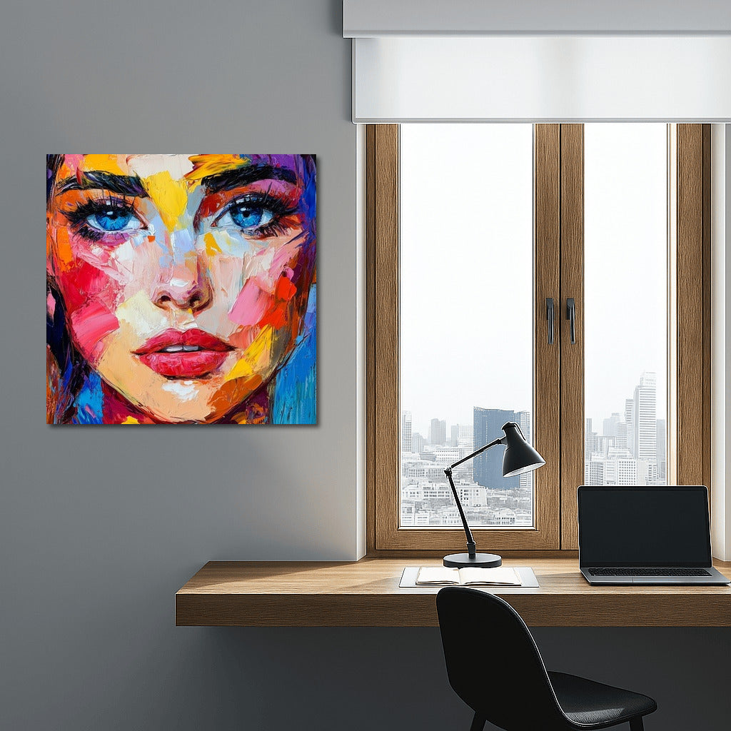 Face of Rainbow Emotions