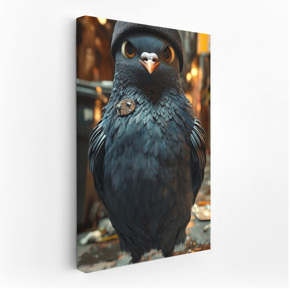 City Charm: Bird in the Hat