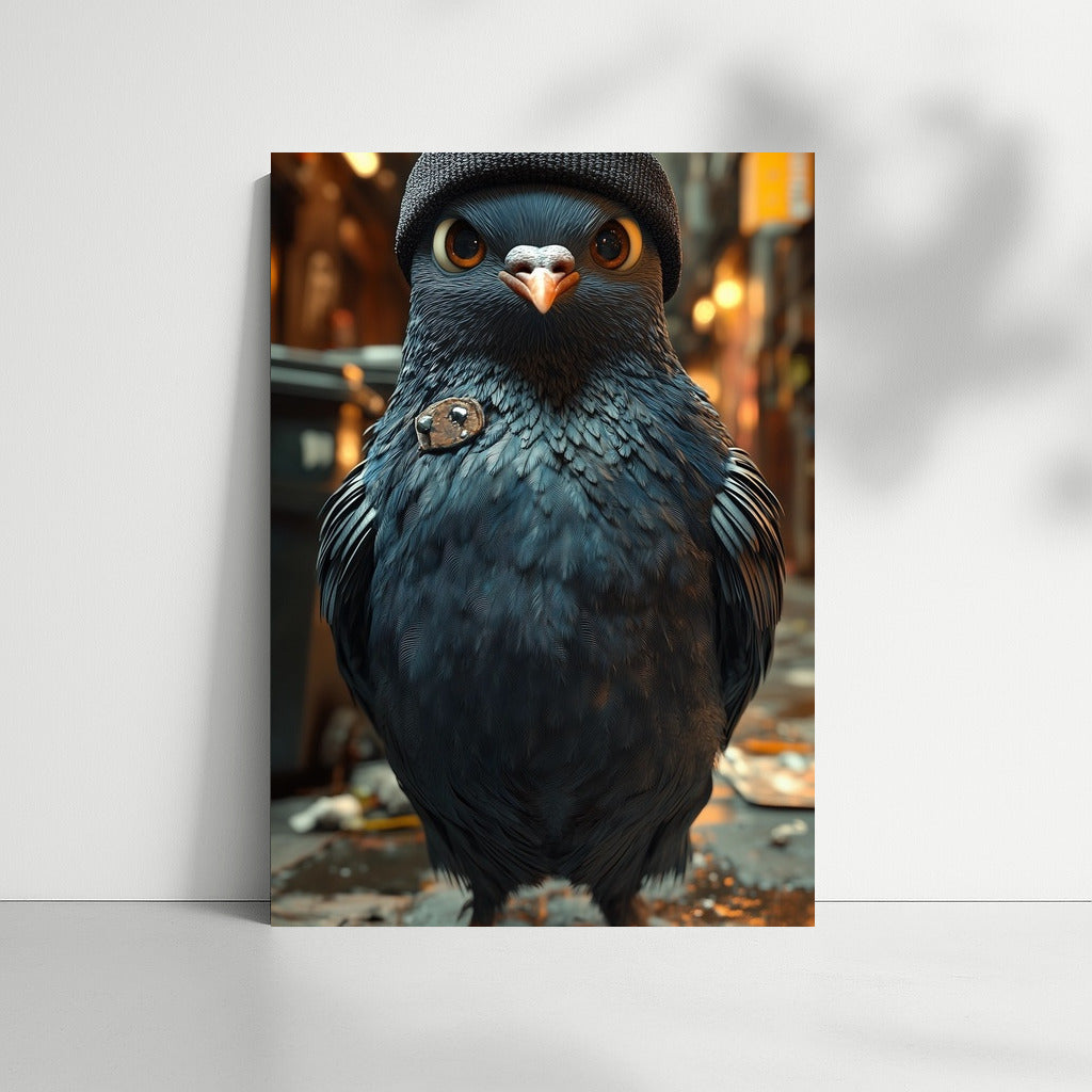 City Charm: Bird in the Hat