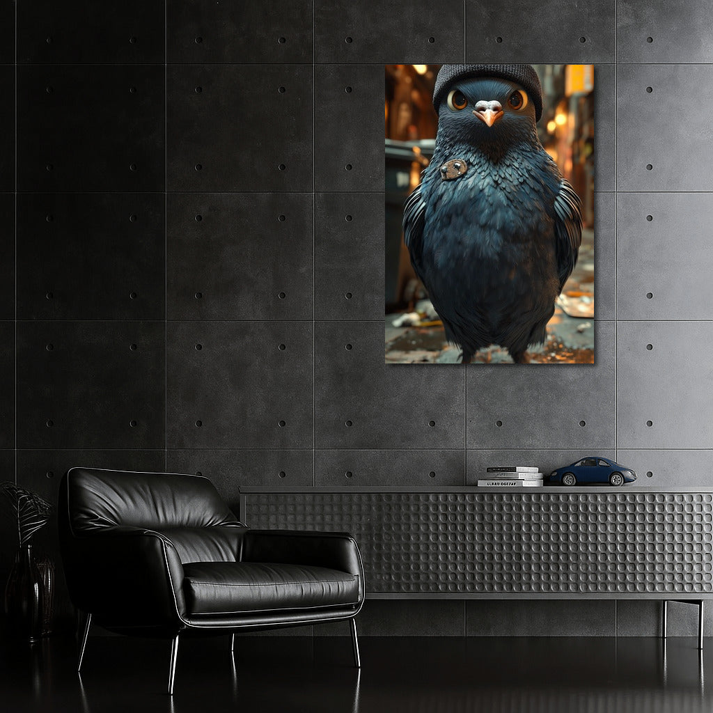 City Charm: Bird in the Hat