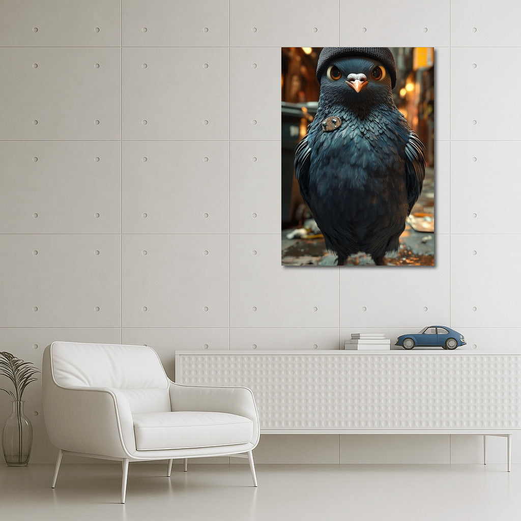 City Charm: Bird in the Hat