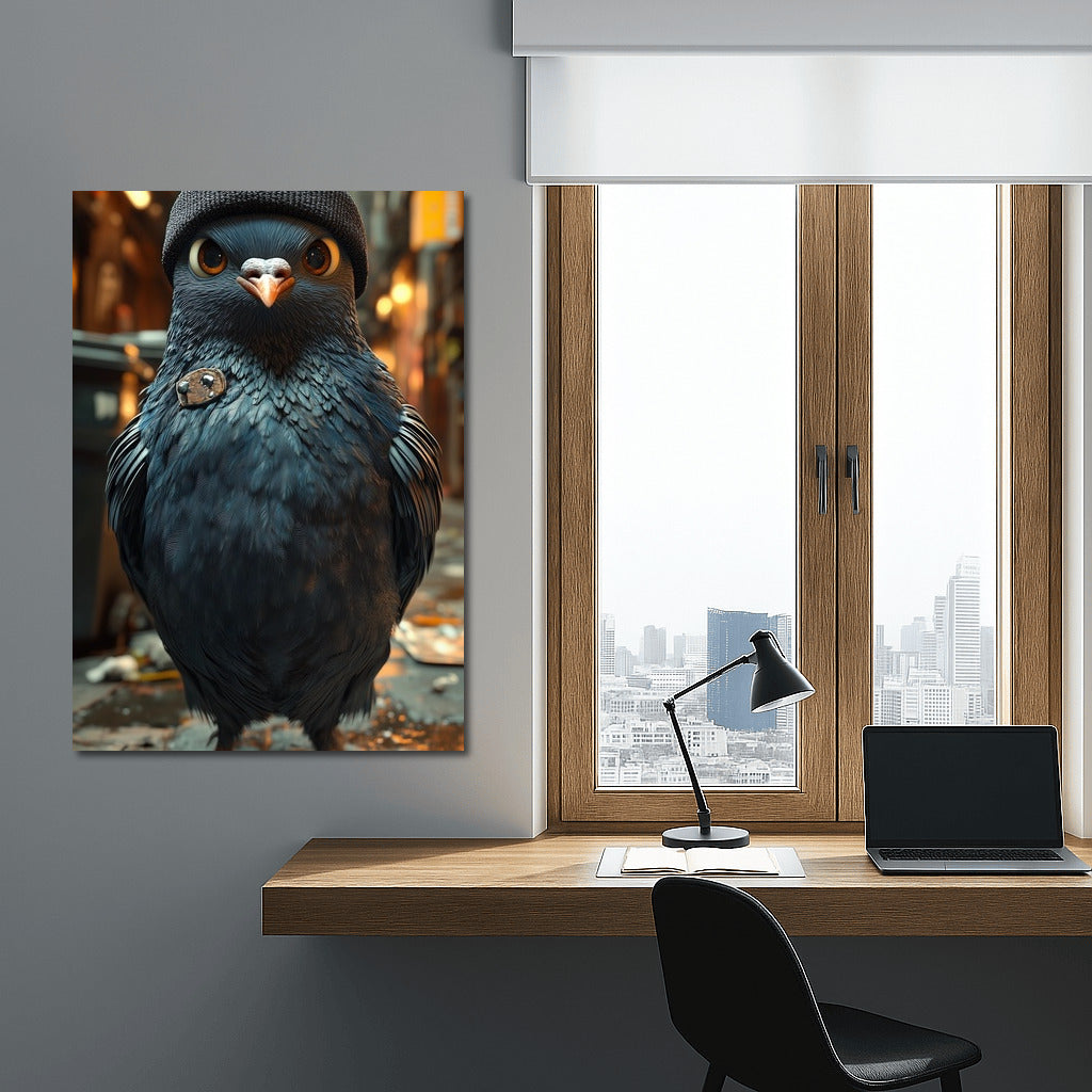 City Charm: Bird in the Hat