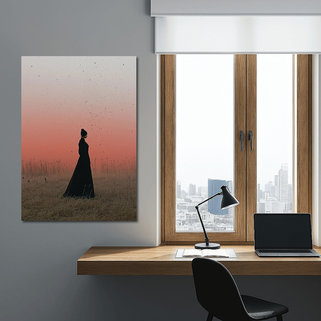 Silhouette Dance at Sunset
