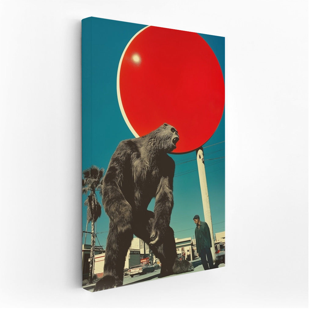 Titan and Shadow at the Scarlet Sun