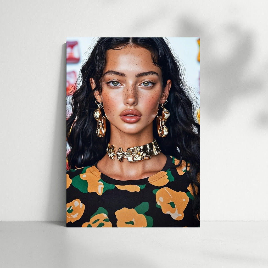 Explosion of Emotions: Pop Art Portrait