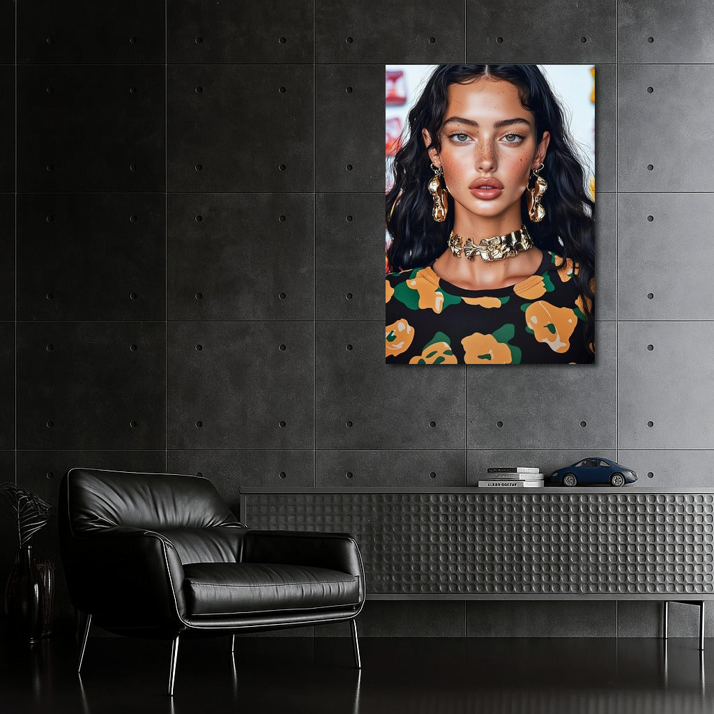 Explosion of Emotions: Pop Art Portrait