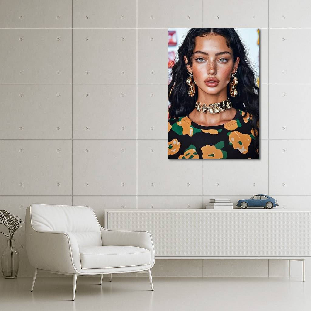 Explosion of Emotions: Pop Art Portrait
