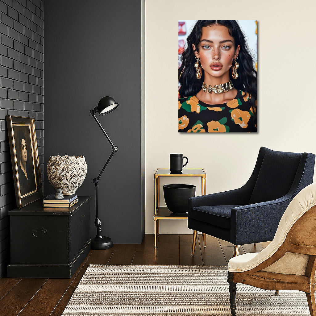 Explosion of Emotions: Pop Art Portrait
