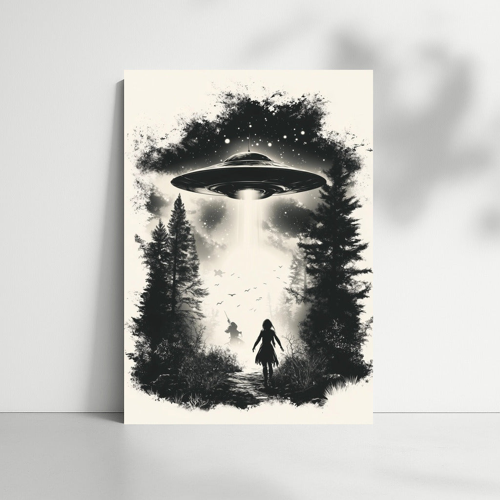 Forest Symphony of Extraterrestrial Shadows