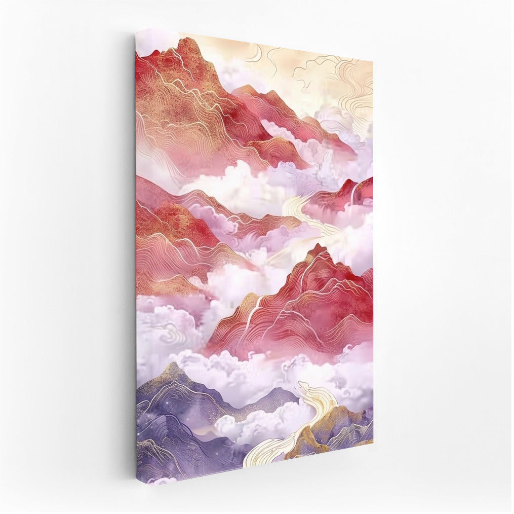 Fairy Peaks in the Cloud Veil