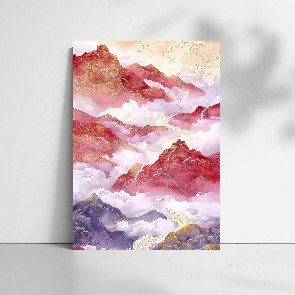 Fairy Peaks in the Cloud Veil