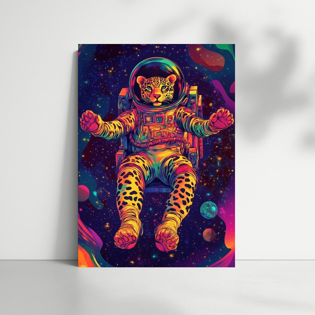Neon Leopard of the Galaxy