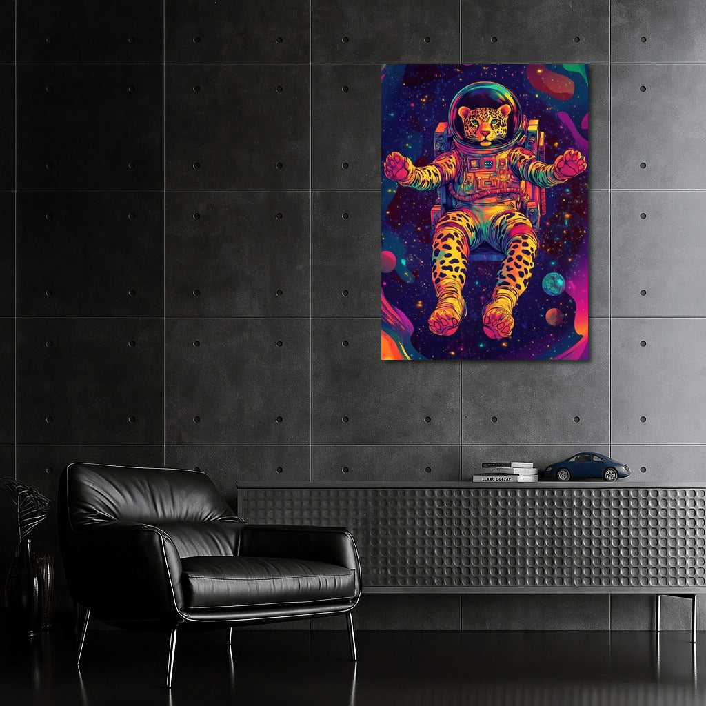 Neon Leopard of the Galaxy