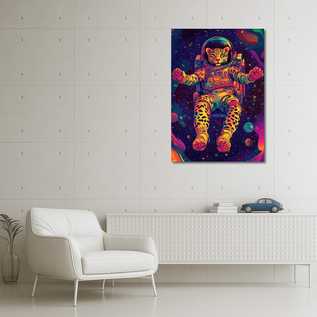 Neon Leopard of the Galaxy