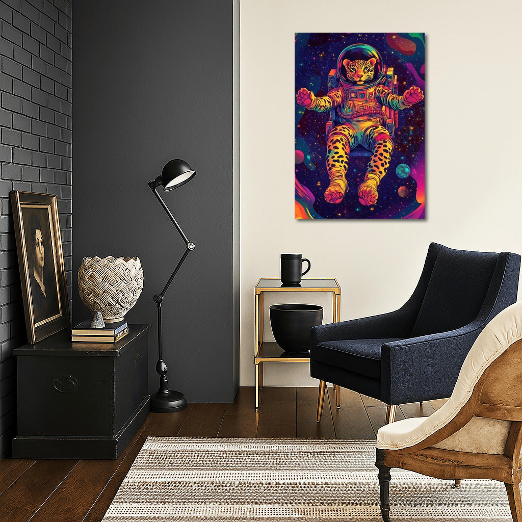 Neon Leopard of the Galaxy