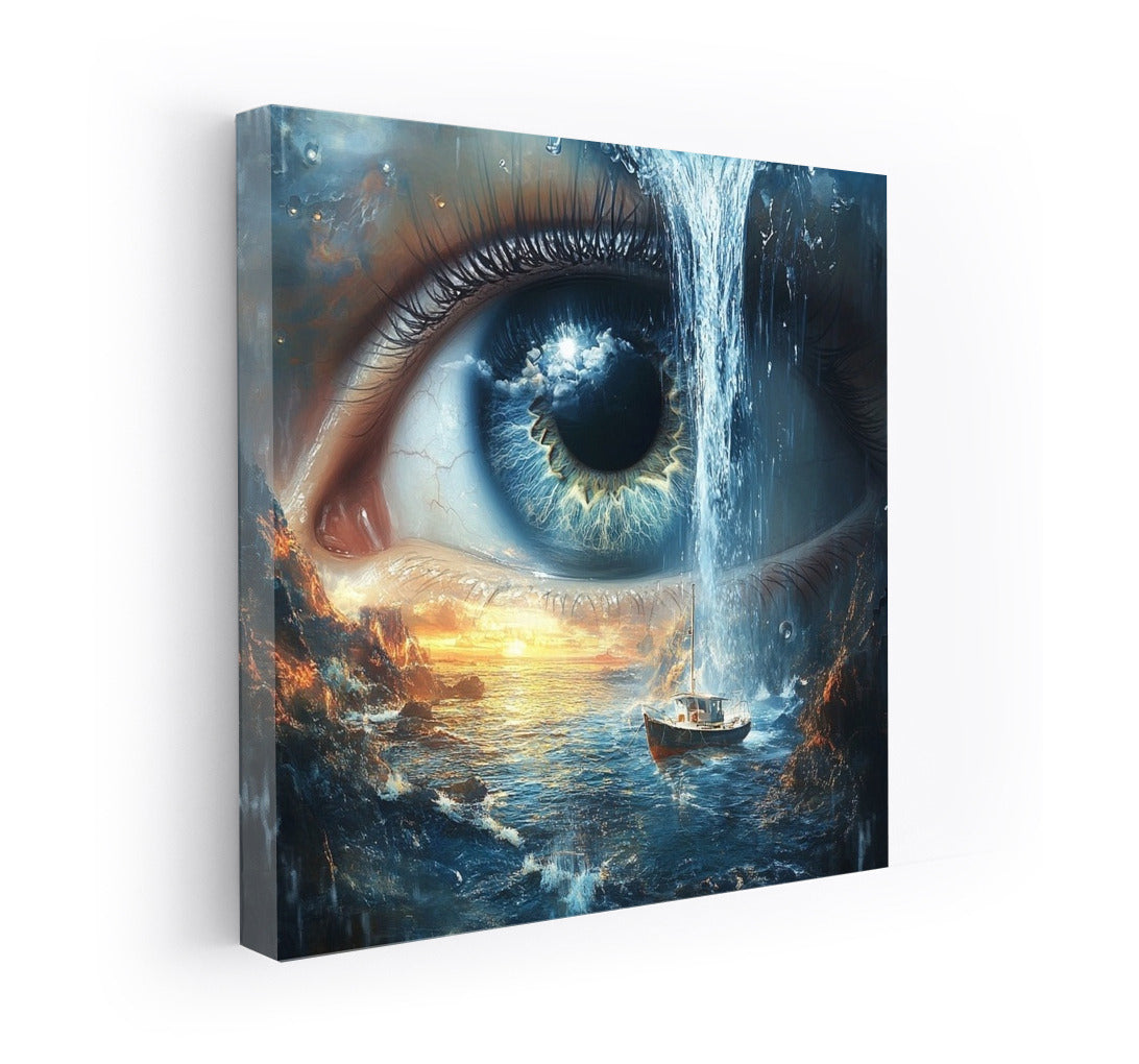 Cosmic Waterfall of Gaze