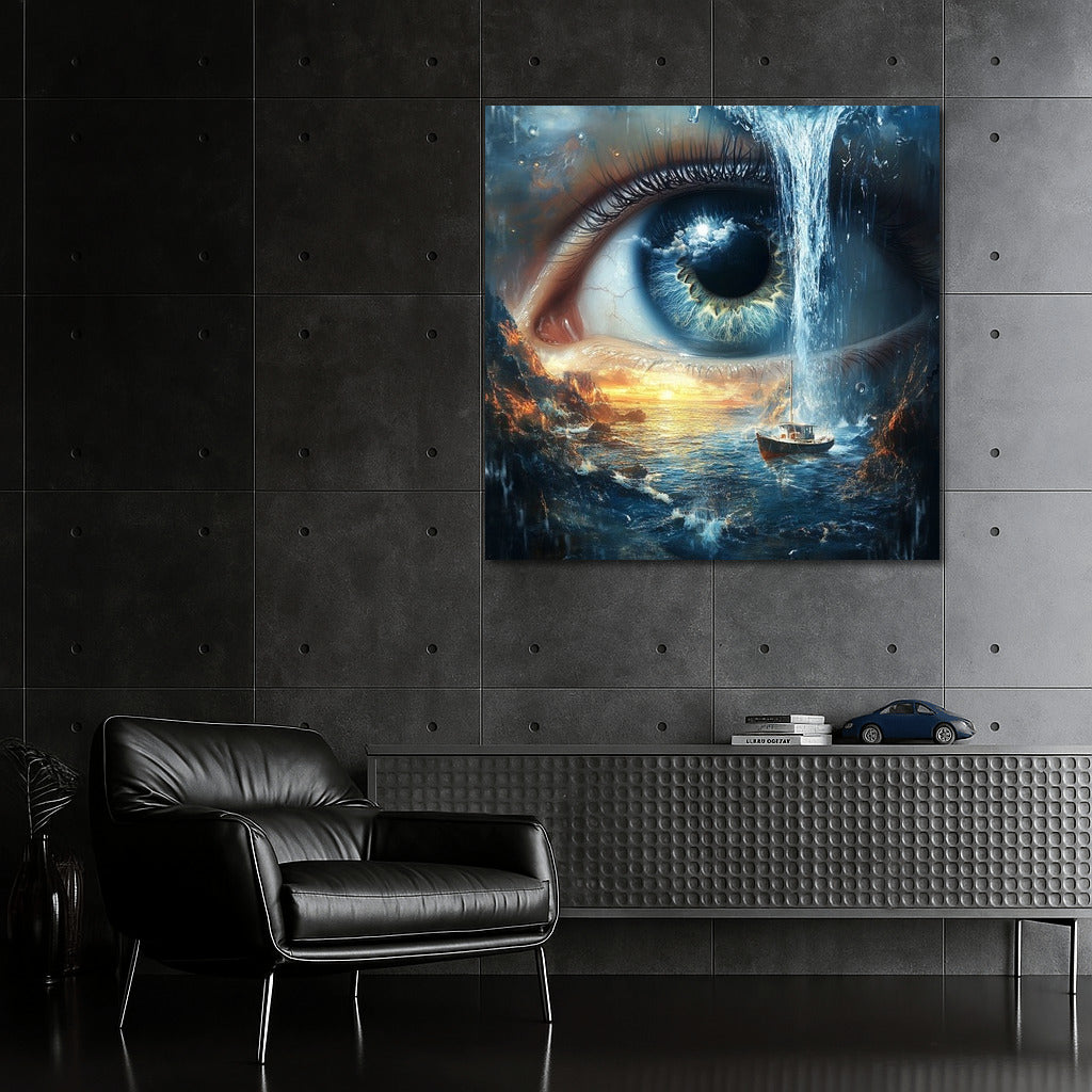 Cosmic Waterfall of Gaze