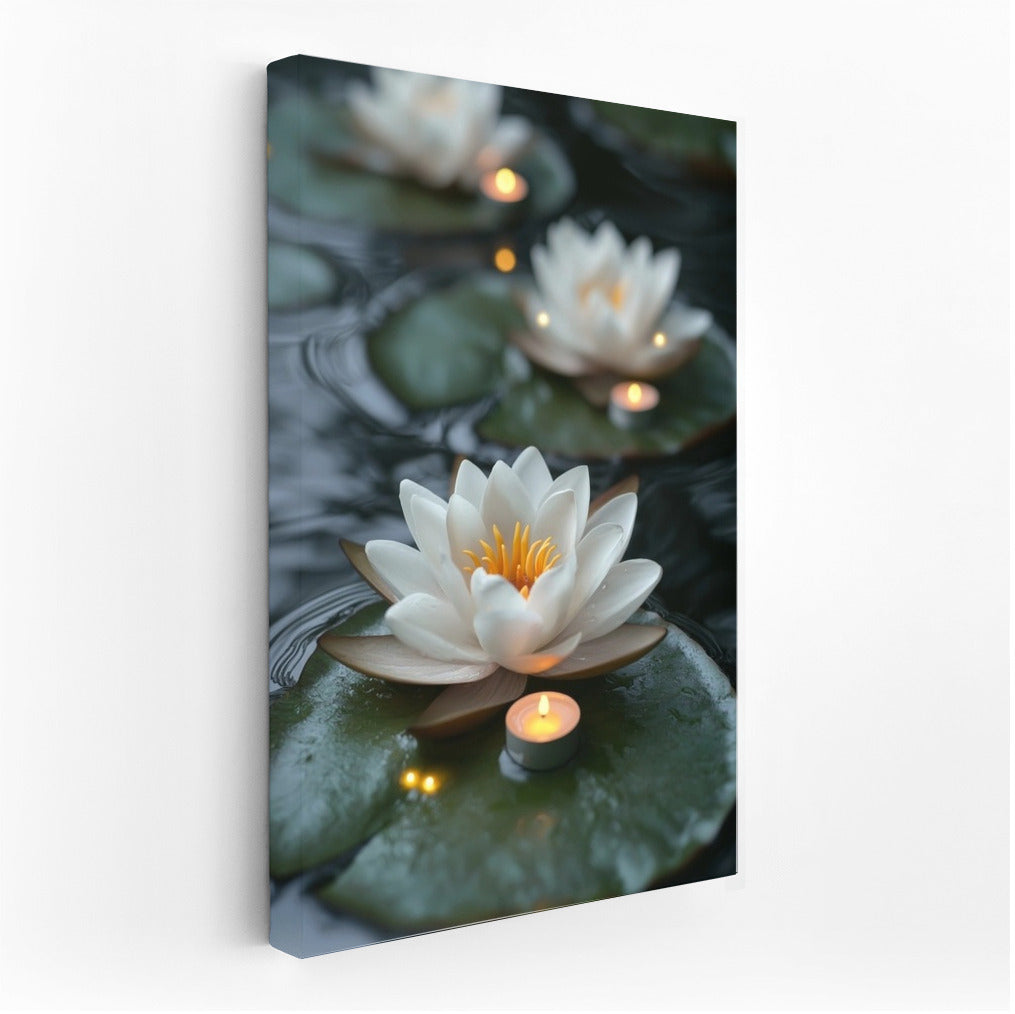 Lilies in the Firefly Dance