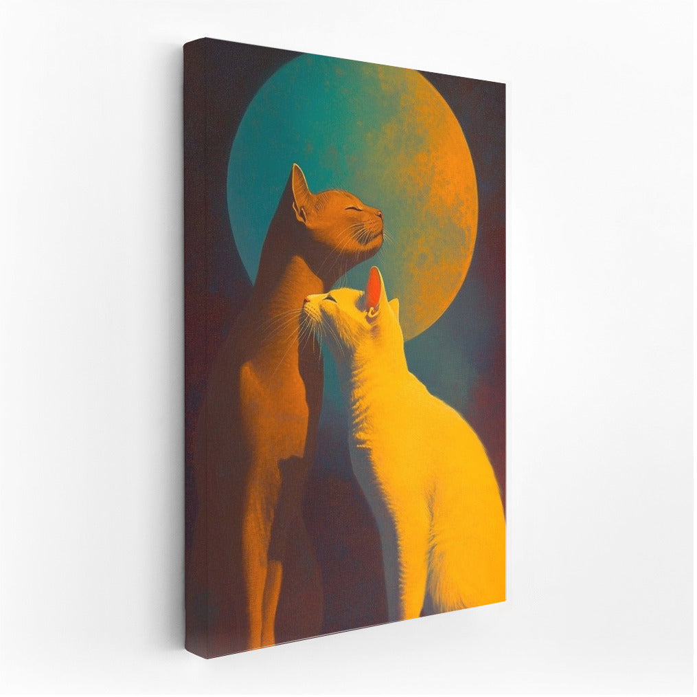 Night Serenade: Cat Symphony of the Moon