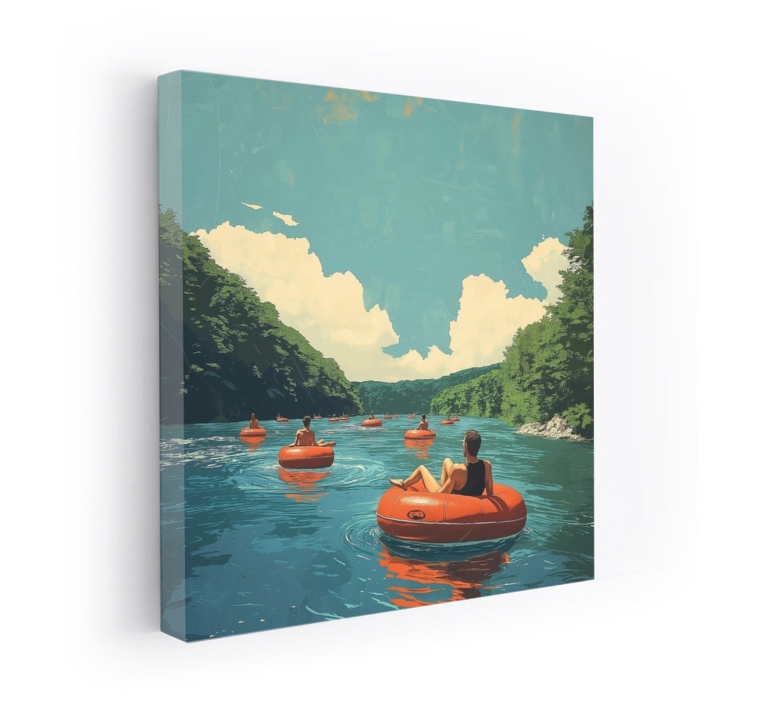 Floating Moments of Summer Paradise