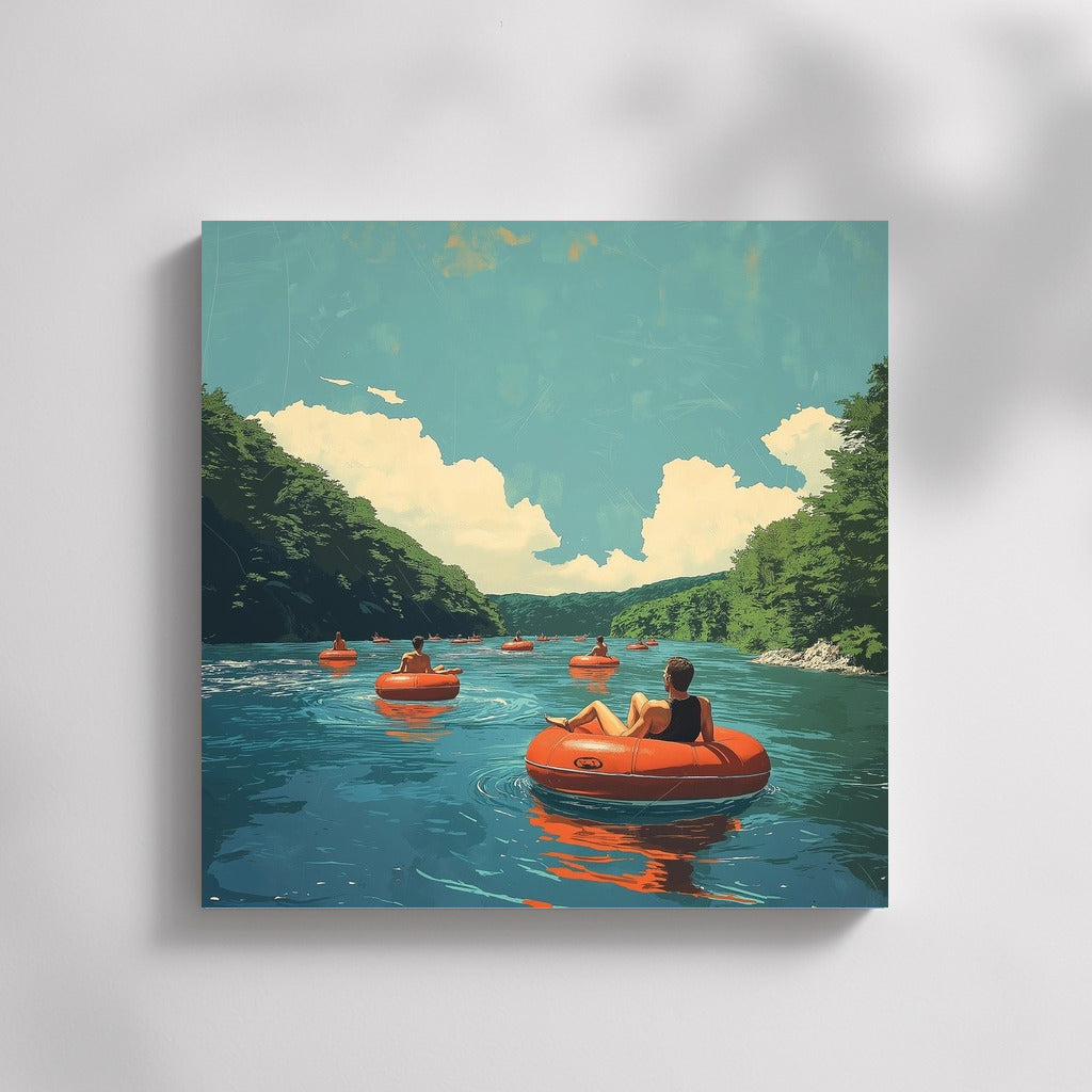 Floating Moments of Summer Paradise