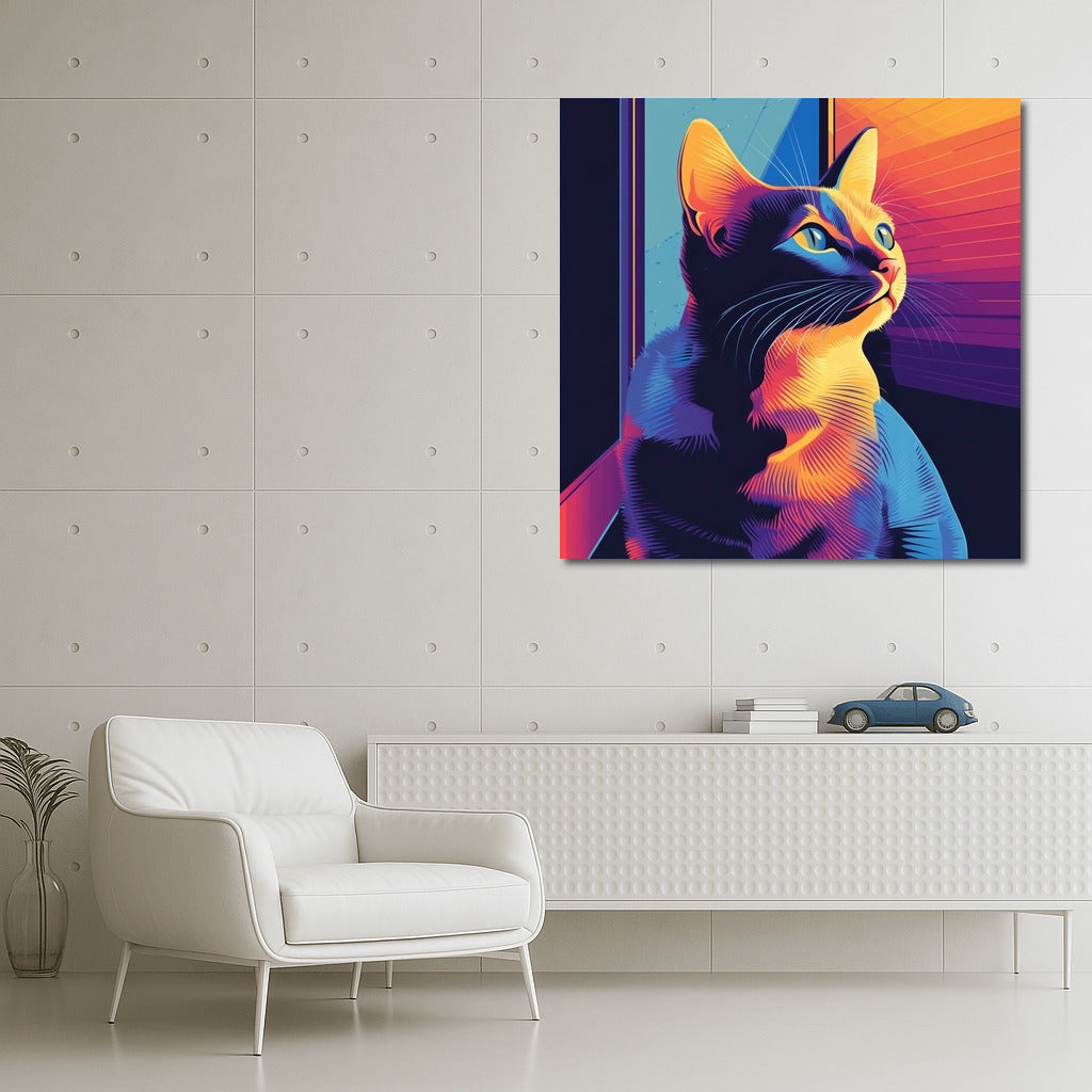 The Cat in the Rainbow Vortex