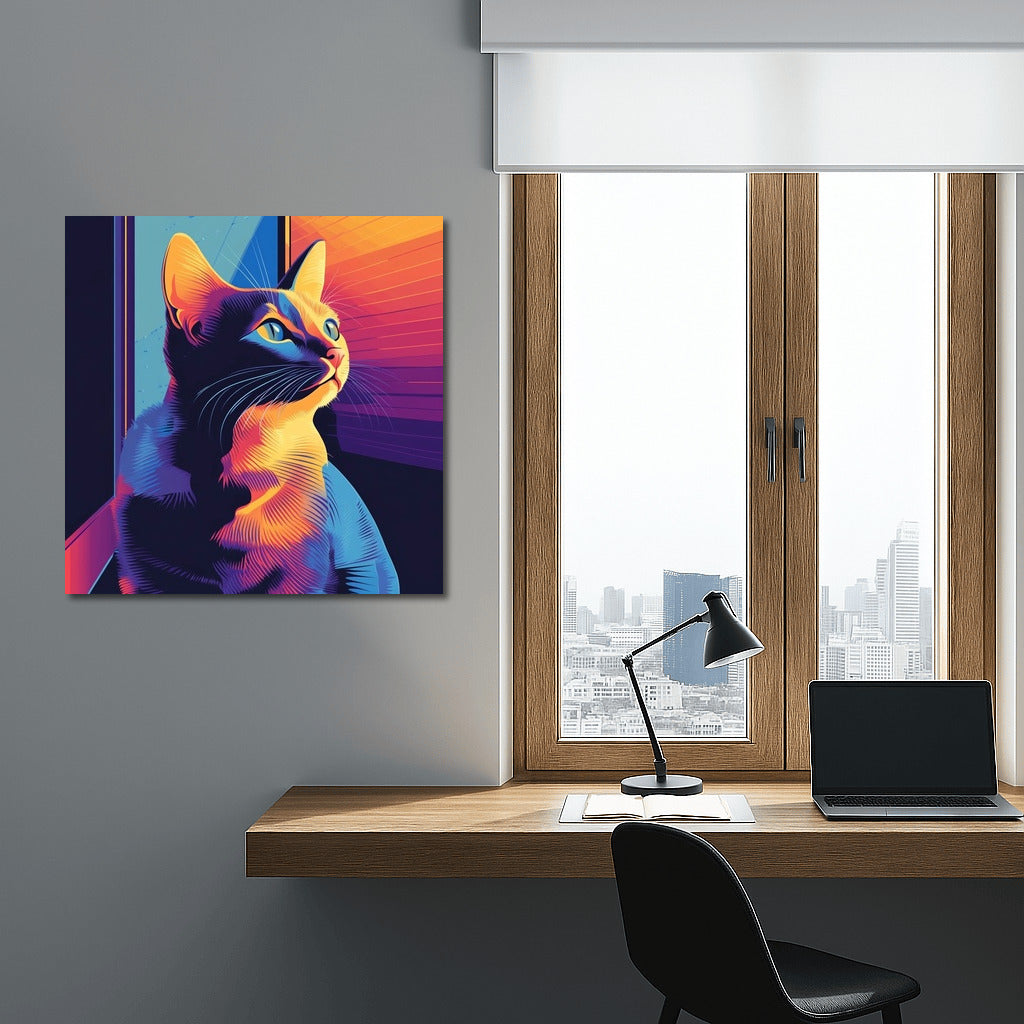 The Cat in the Rainbow Vortex