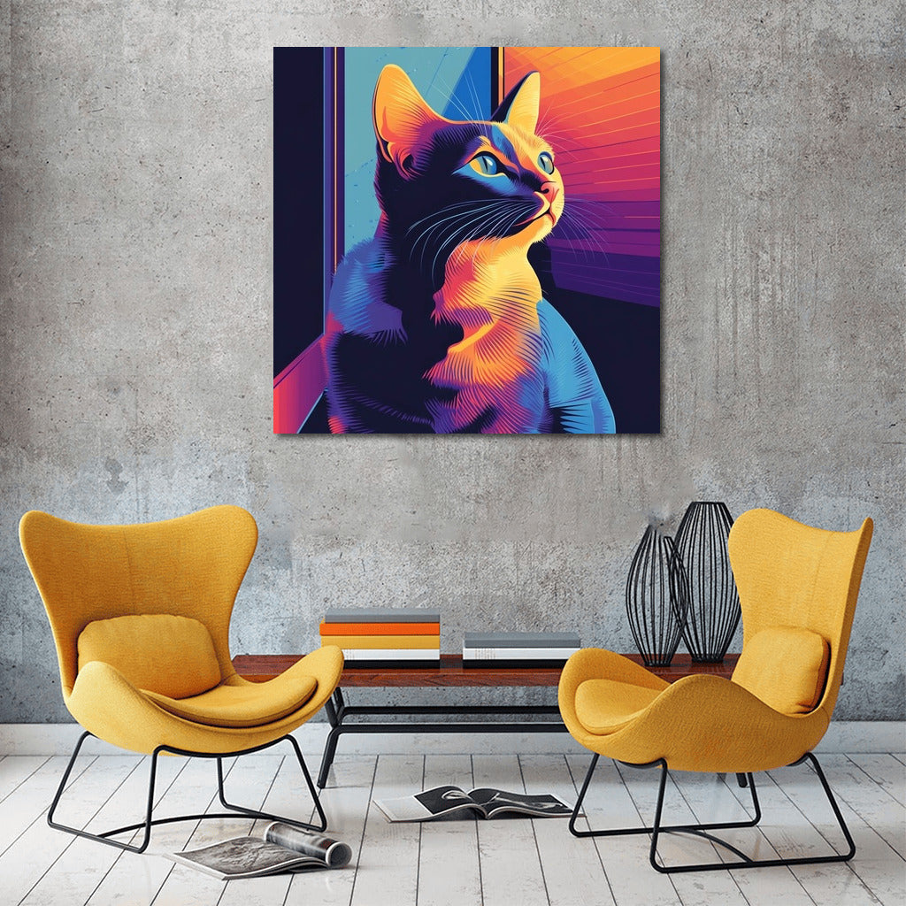 The Cat in the Rainbow Vortex