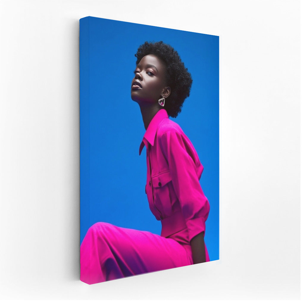Pink Muse in the Blue Sky