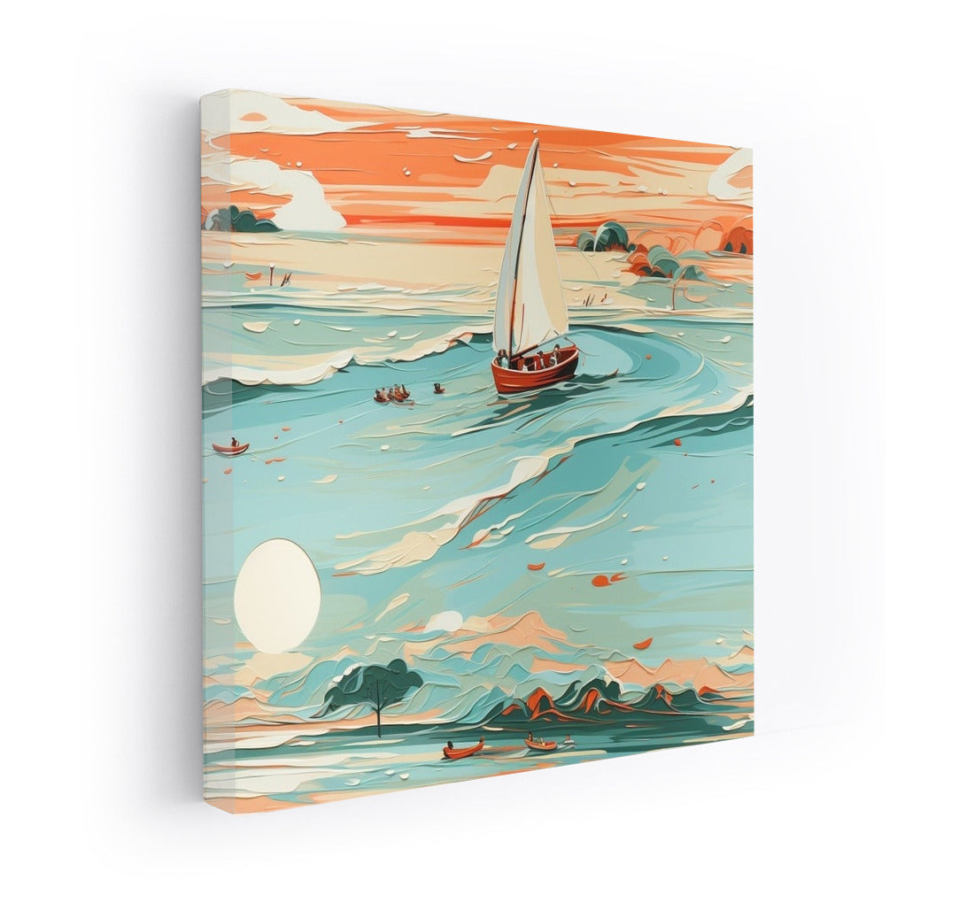 Sail in the Sunset's Embrace
