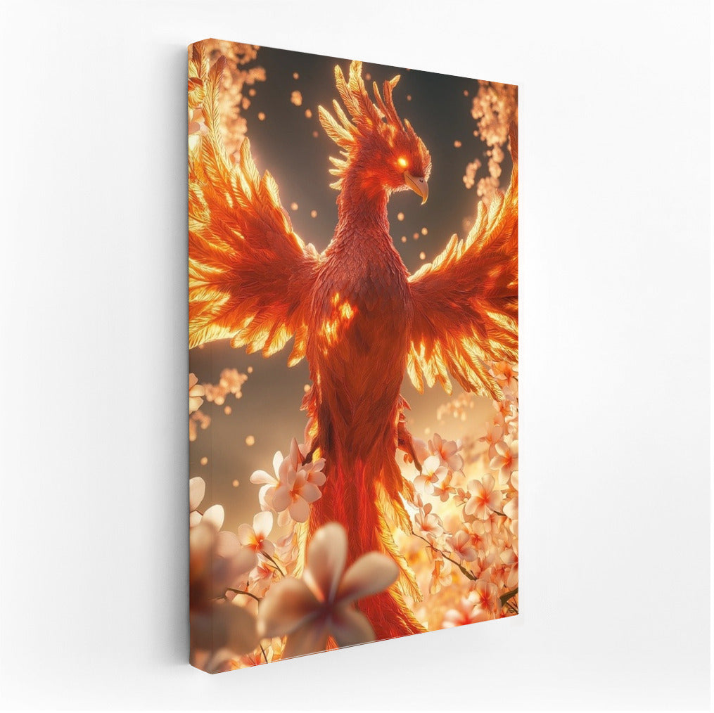 Floral Phoenix: Flight of the Fire Wings