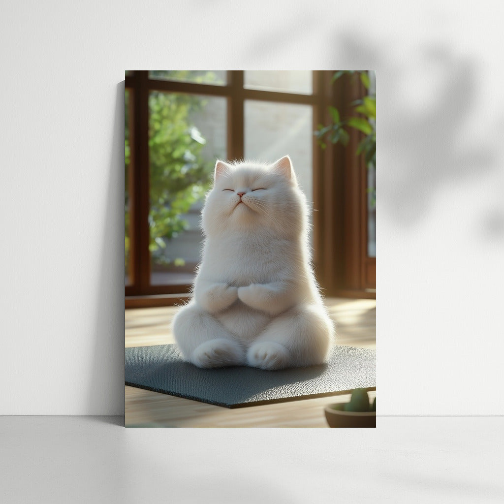 Meditating Purr: Harmony in Every Look