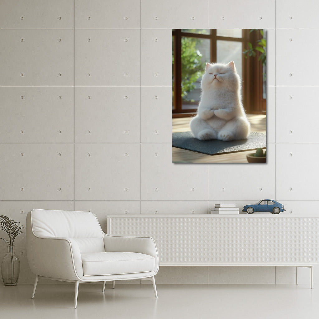 Meditating Purr: Harmony in Every Look