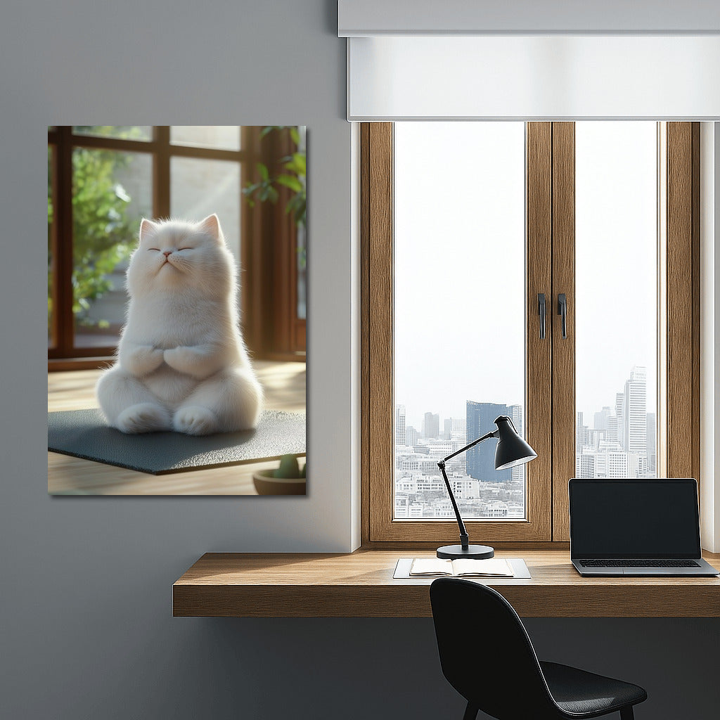Meditating Purr: Harmony in Every Look