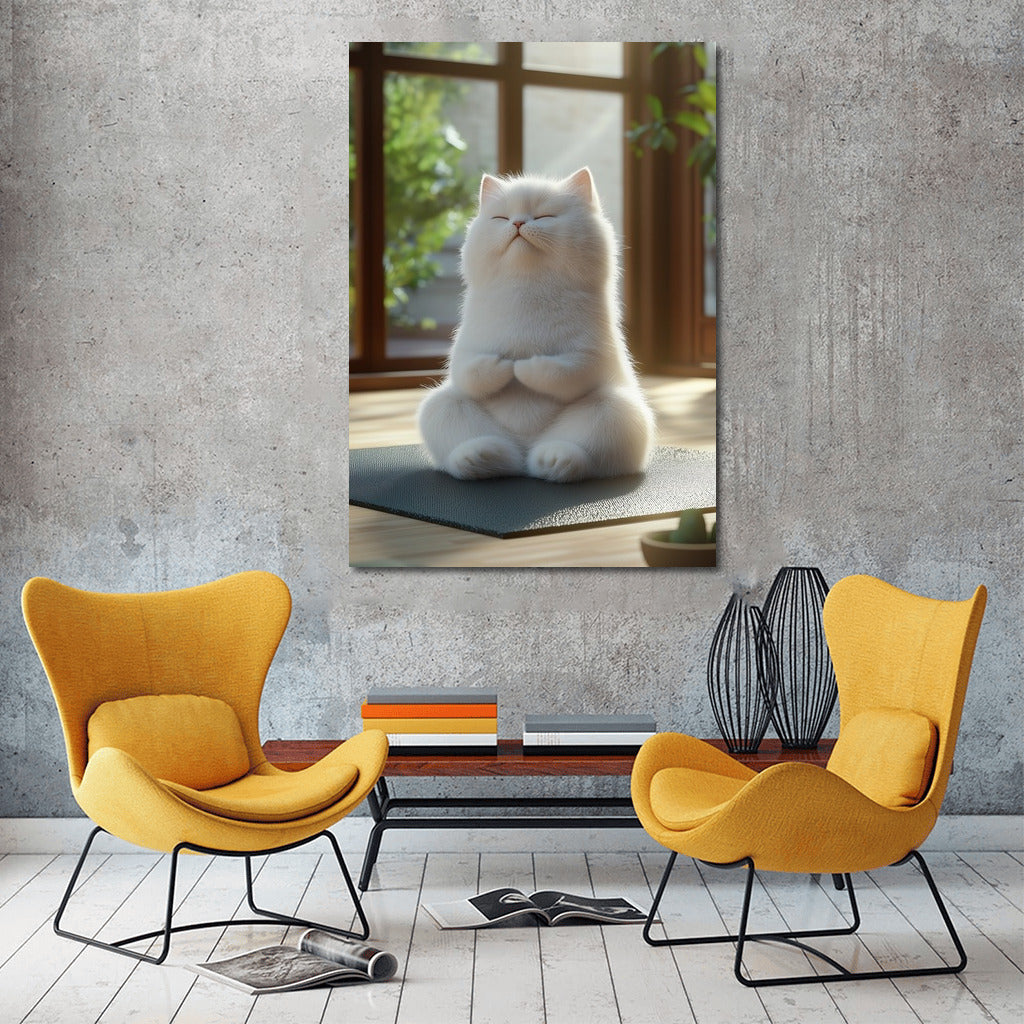 Meditating Purr: Harmony in Every Look
