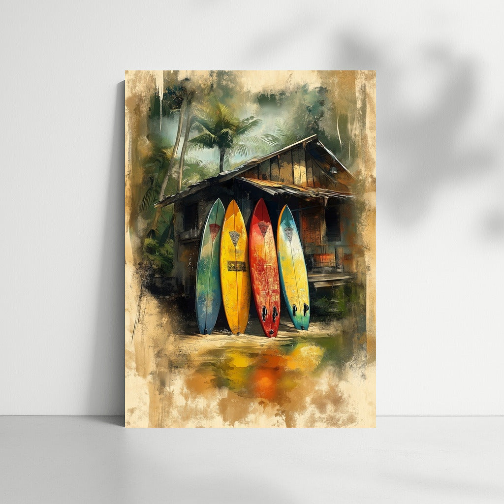 Surfboards in the Sun: Dreams of Coastal Freedom